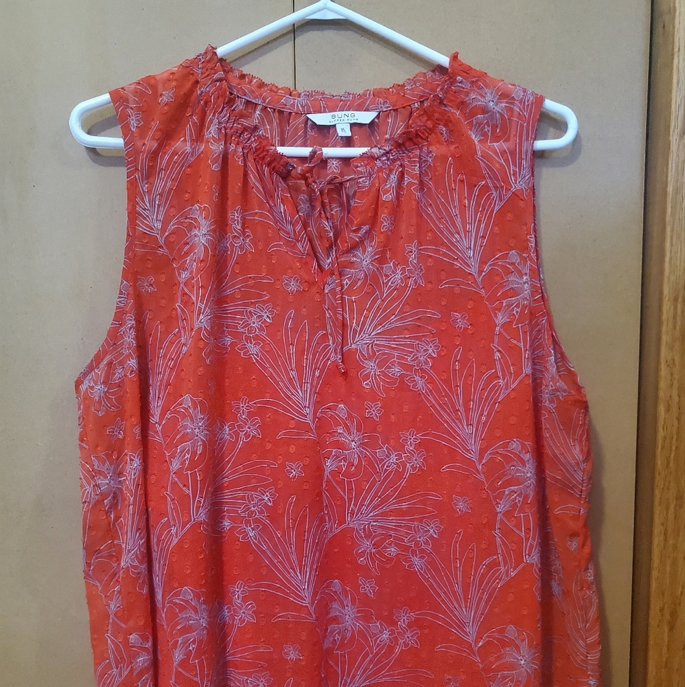 Alfred Sung sleeveless top